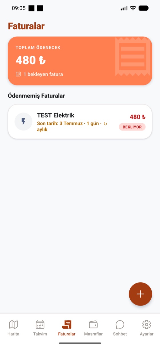 Fatura takibi