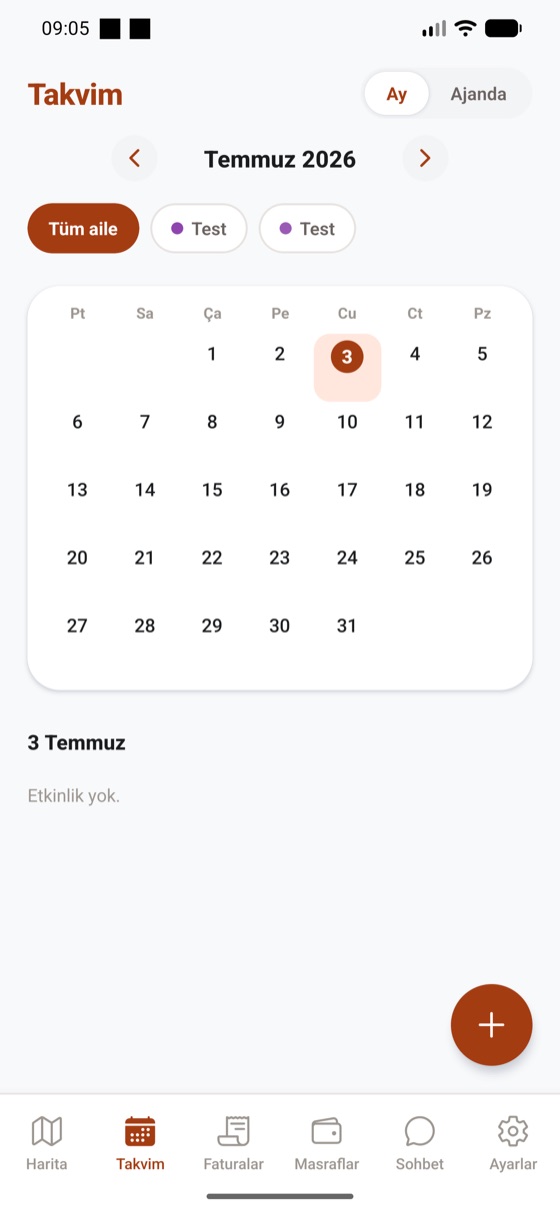 Aile takvimi